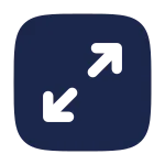 Maximize Square Minimalistic SVG Icon